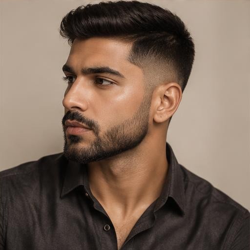 Illustrative beard & grooming editorial